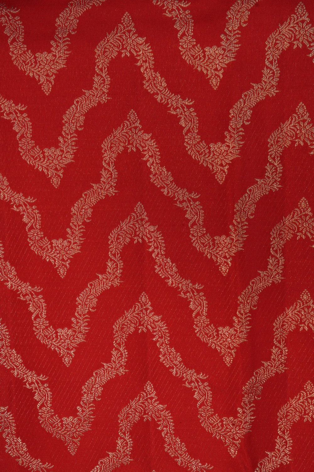 Kanchipattu Brocade Red Saree