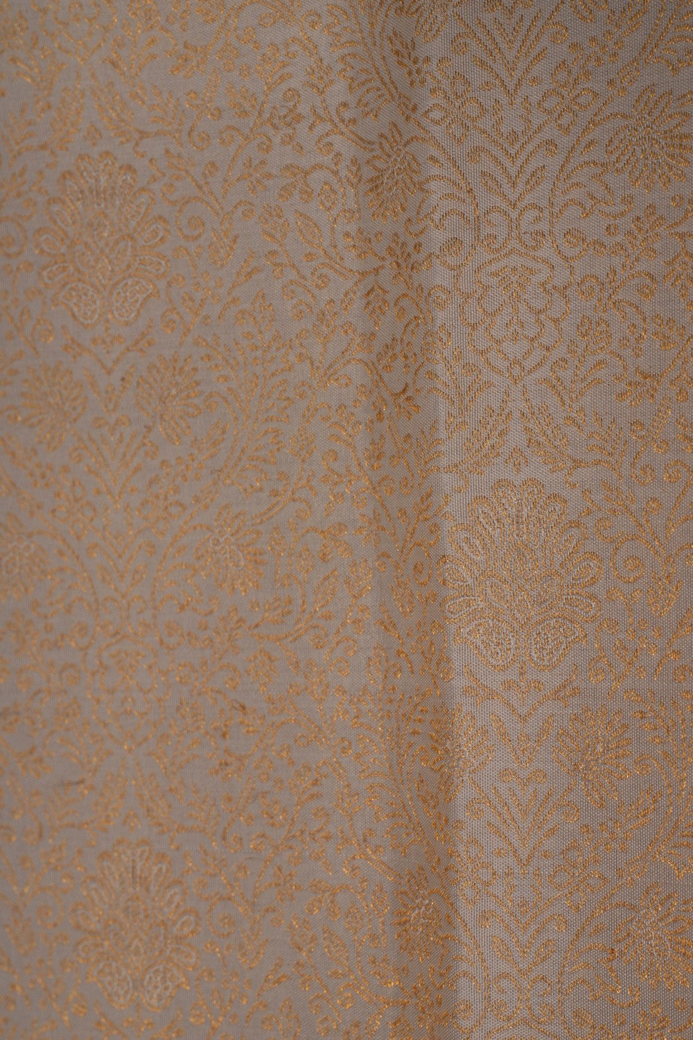 Luminous like an ethereal pearl off-white saree