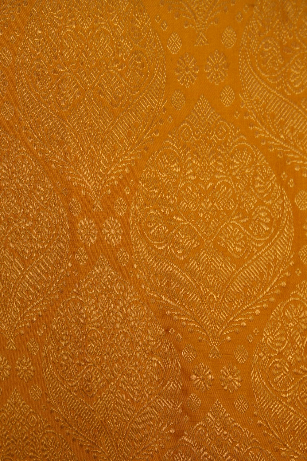 Kanchipattu Brocade Yellow Saree