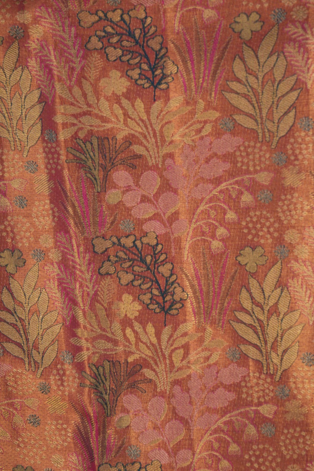 Kanchipattu Tissue Brocade Pink Saree