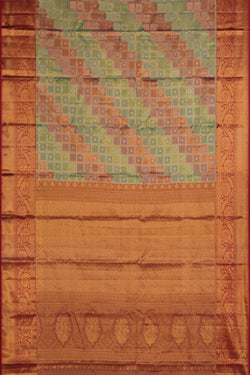 Image of Kanchipattu Tissue Brocade Saree