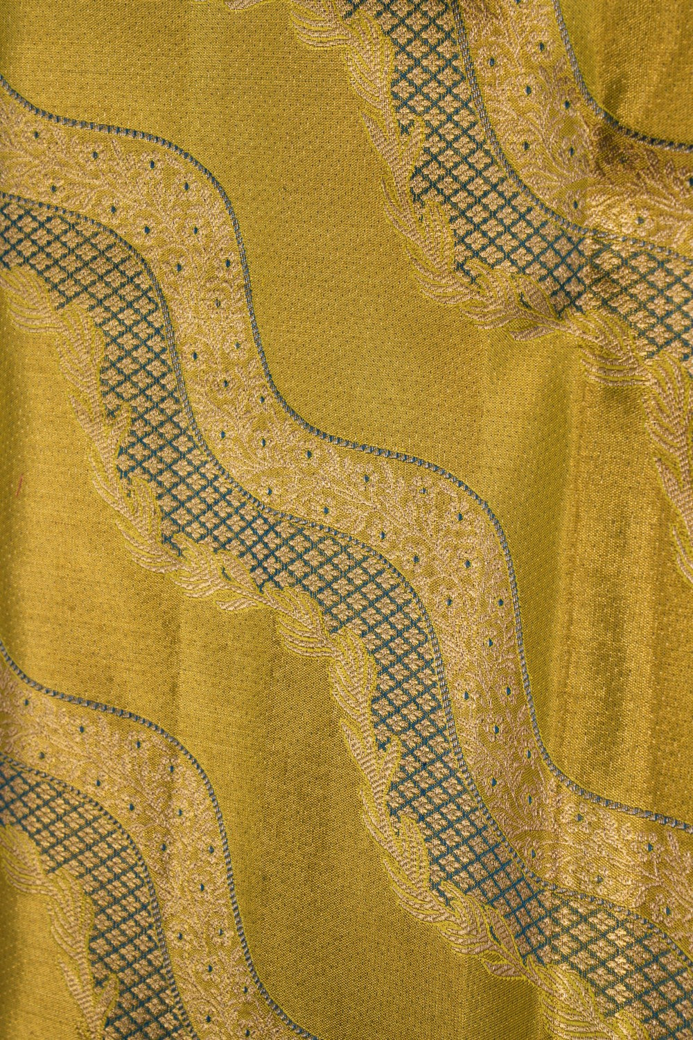 Image of Kanchipattu Tissue Brocade Green Saree