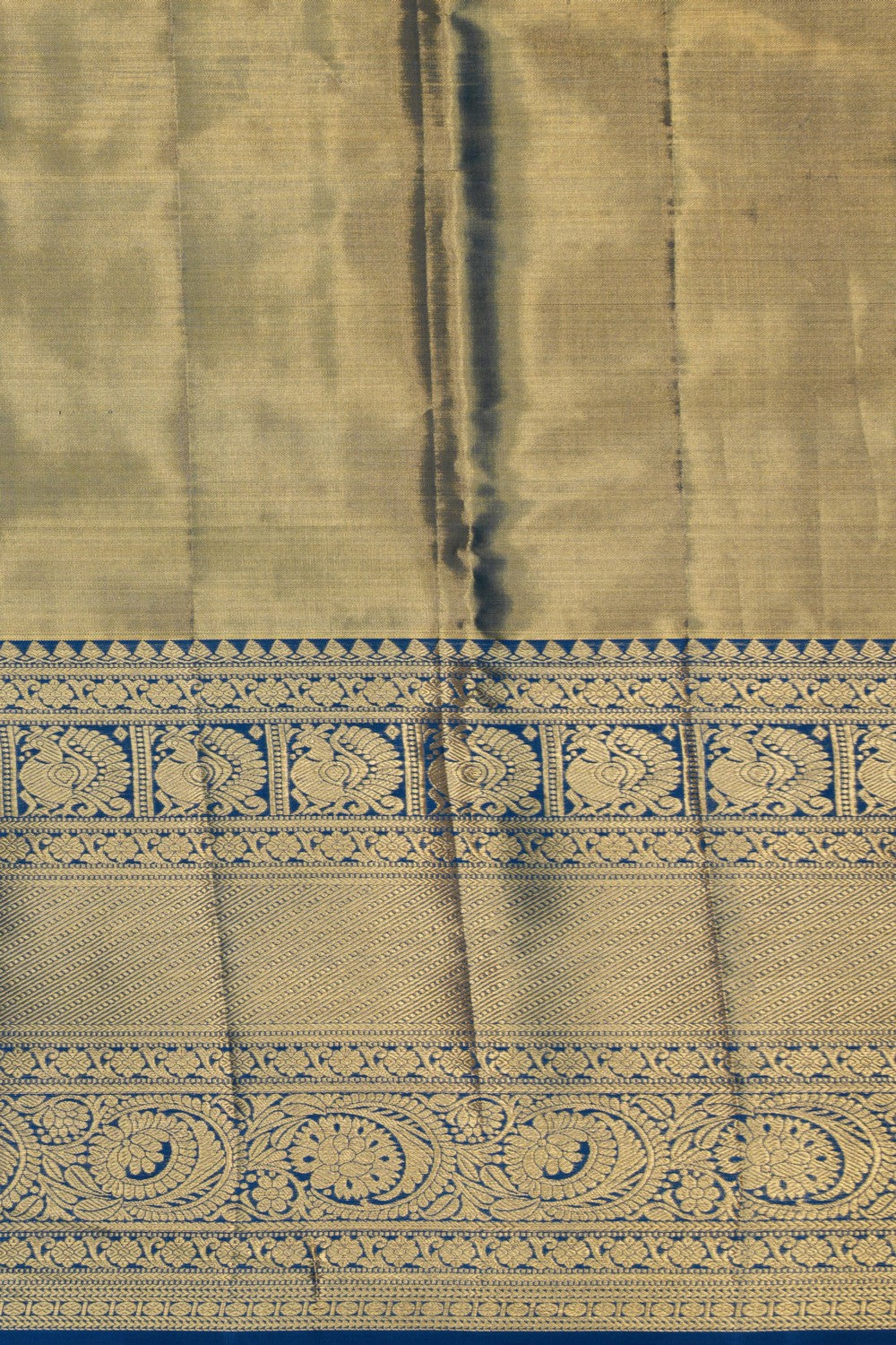 Kanchipattu Tissue Brocade Green Saree