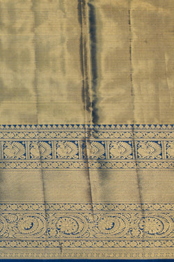 Image of Kanchipattu Tissue Brocade Green Saree