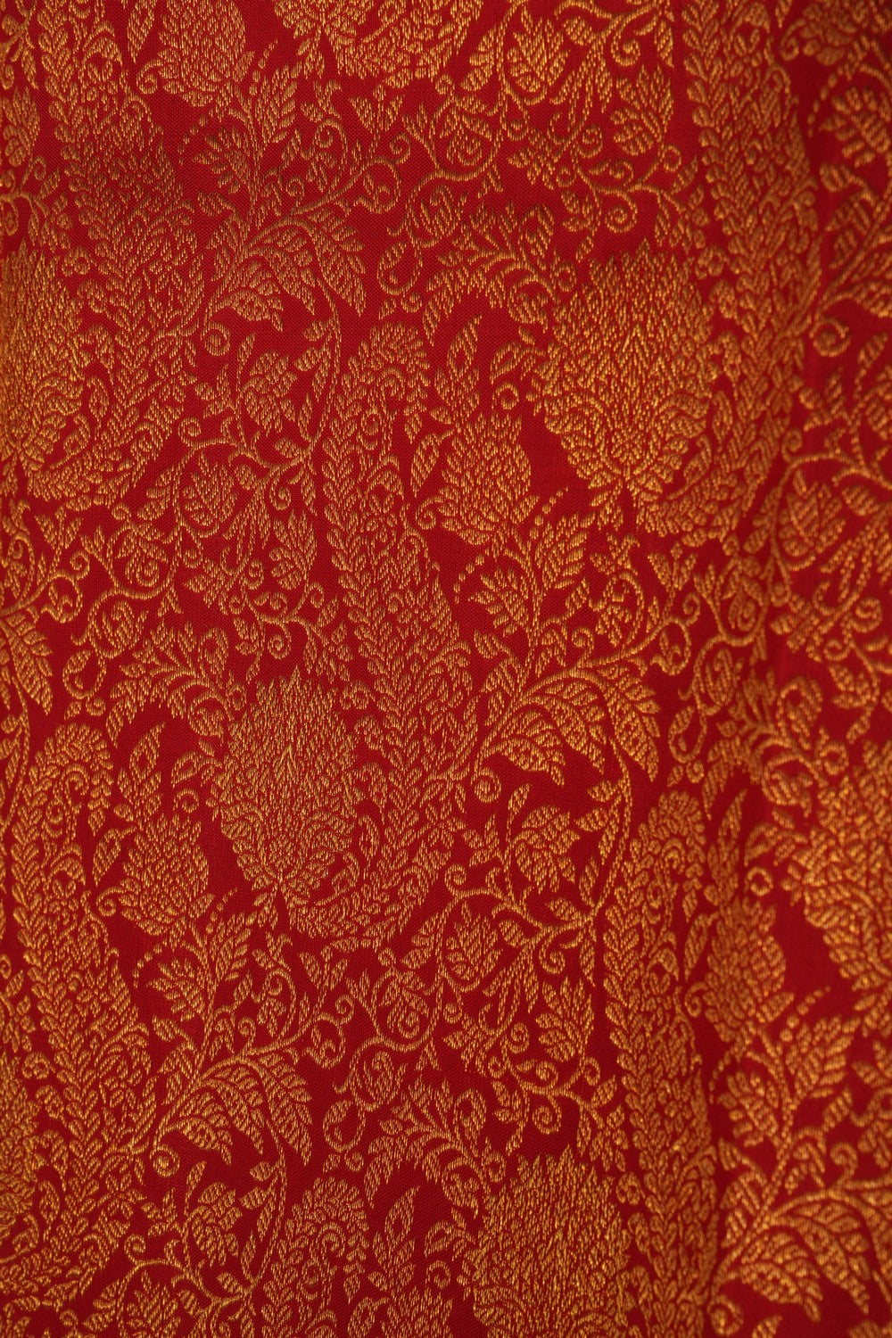 Kanchipattu Tissue Brocade Red Saree
