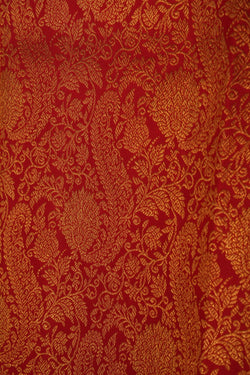 Image of Kanchipattu Tissue Brocade Red Saree
