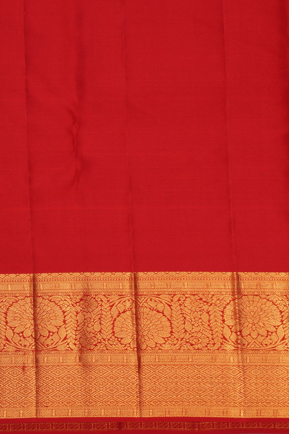 Kanchipattu Tissue Brocade Red Saree