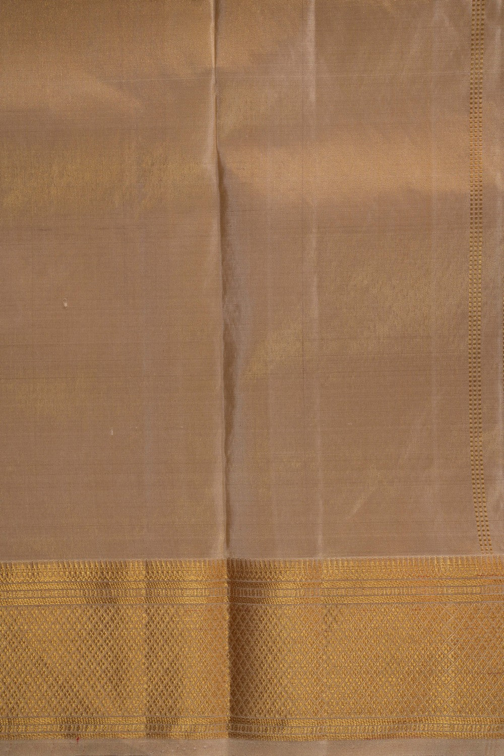 Kanchi Silk Off-White Dhoti With Kanduva (8 X 4) 3 PCS Set