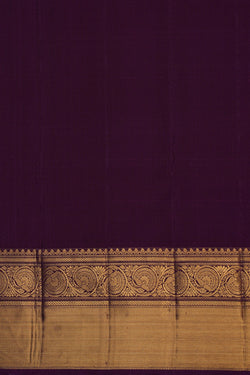 Image of Orange Brocade Kanchipattu Saree