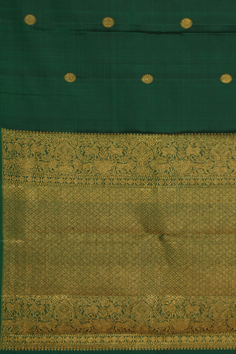 Image of Kanchi Pattu Green Dupatta
