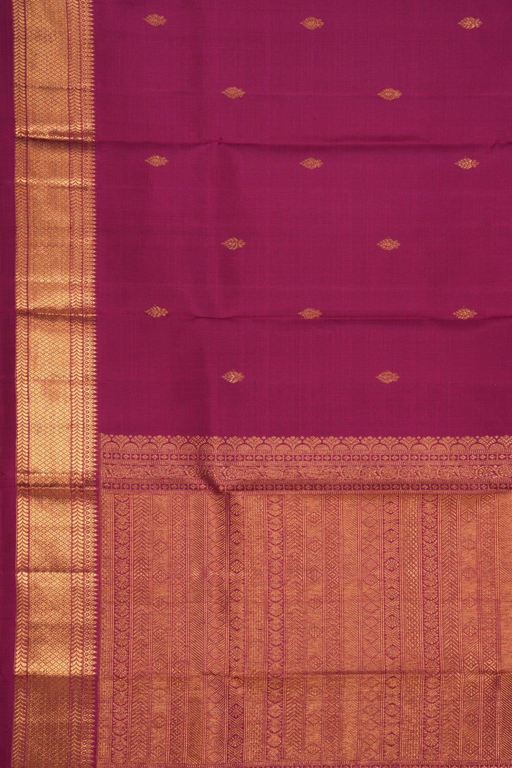 Image of Kanchi Pattu Plum Pink Dupatta