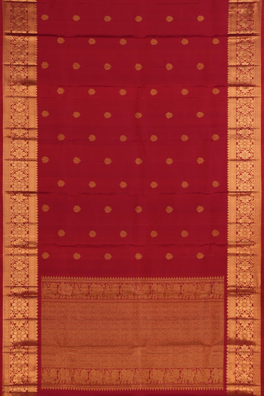 Image of Kanchi Pattu Red Dupatta
