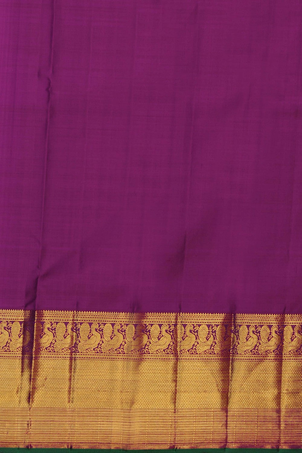 Image of Kanchipattu Pavada Yellow Unstitched Set