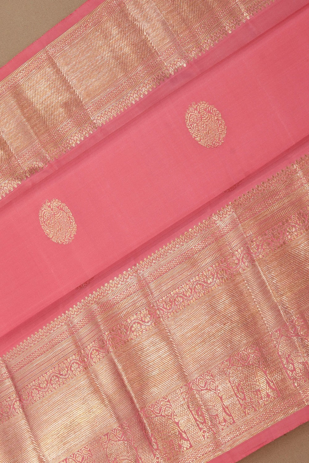 Image of Kanchipattu Pink Saree
