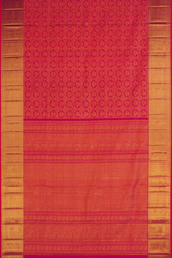 Image of Kanchipattu Brocade Fuchsia Pink Saree
