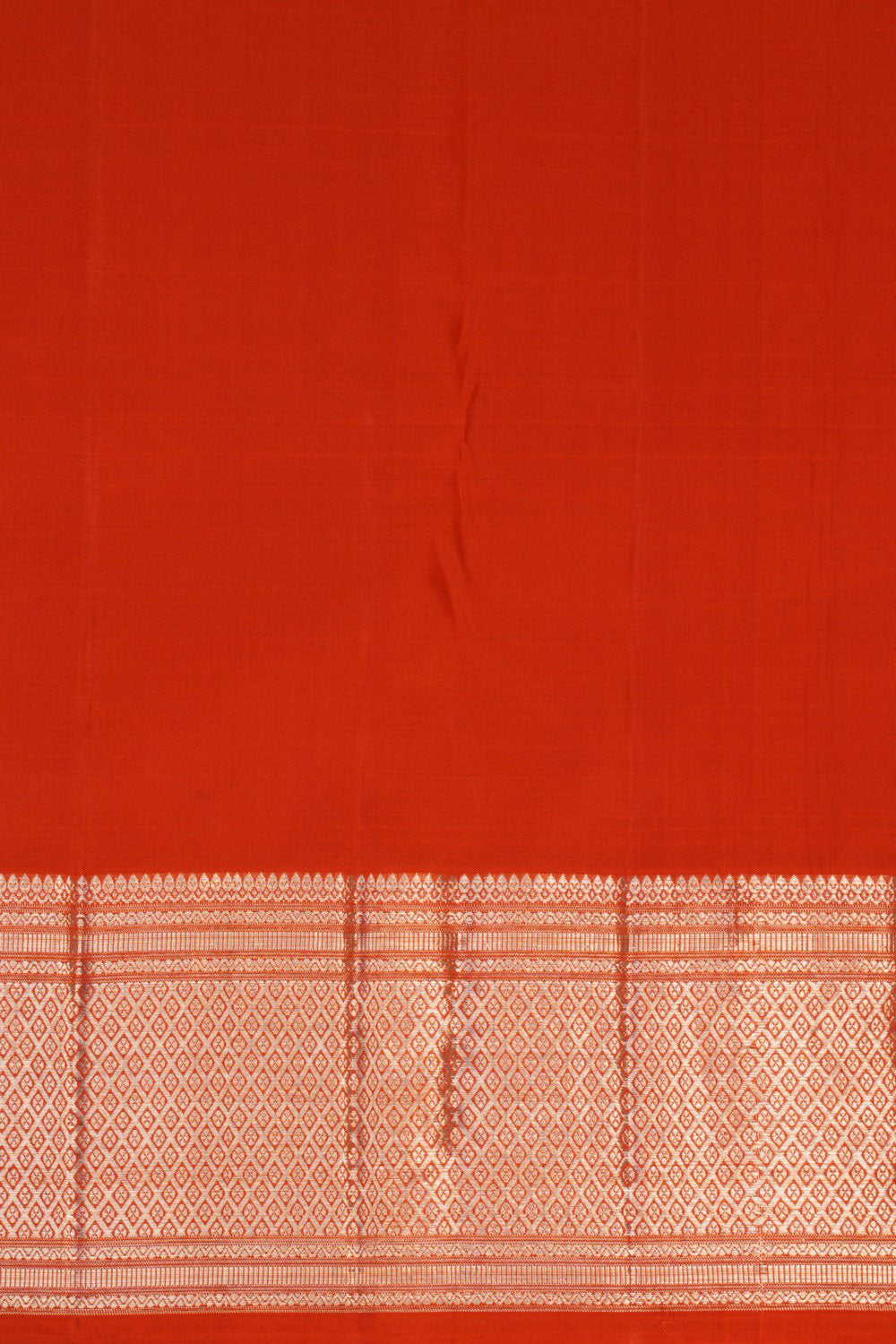 Kanchipattu Brocade Orange Saree