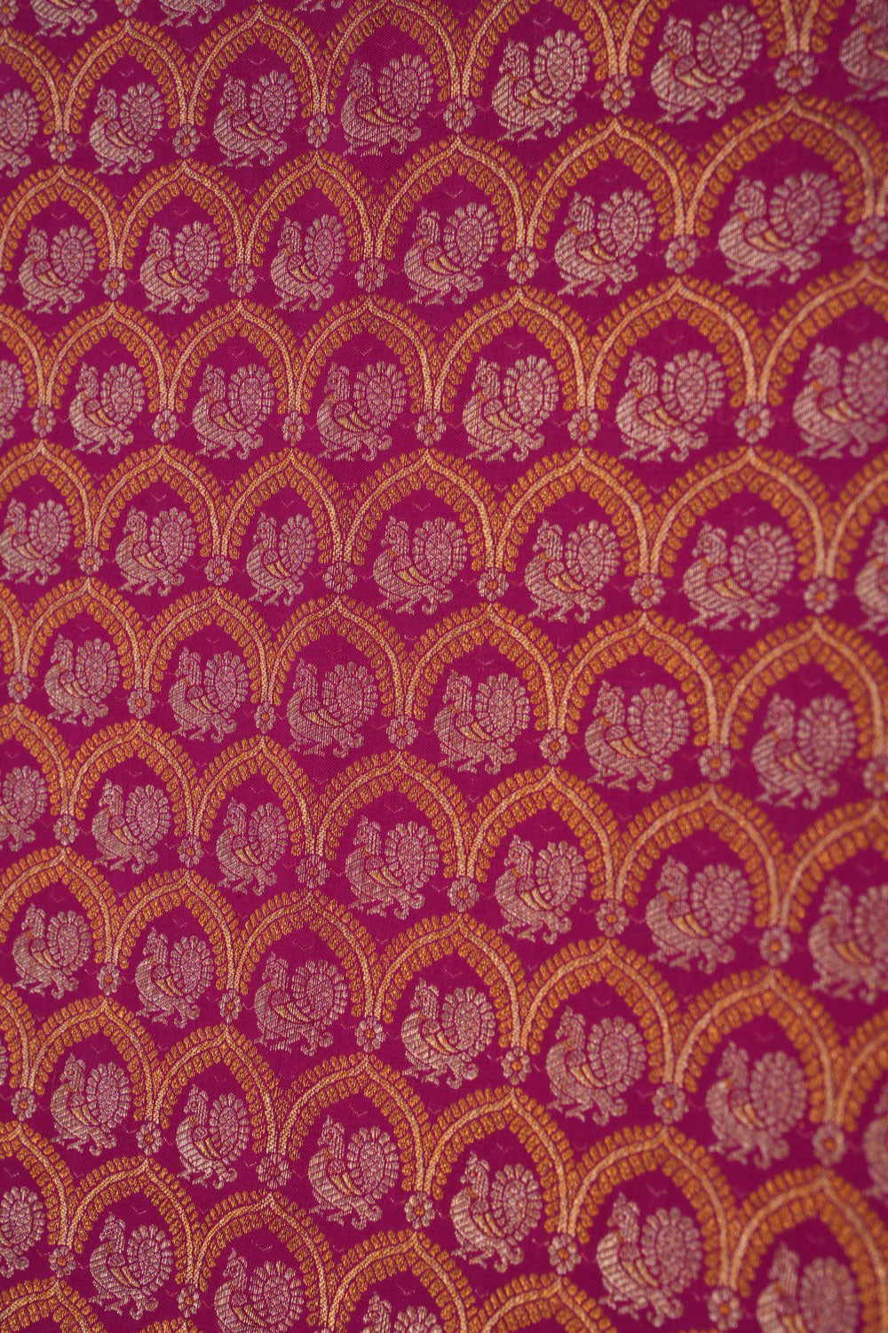 Image of Kanchipattu Brocade Pink Saree
