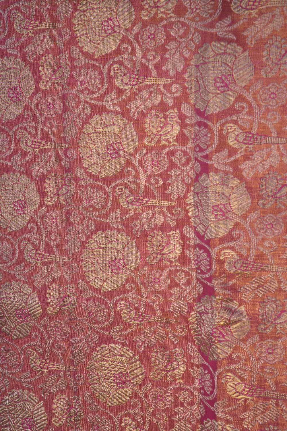 Image of Kanchipattu Brocade Pink Saree