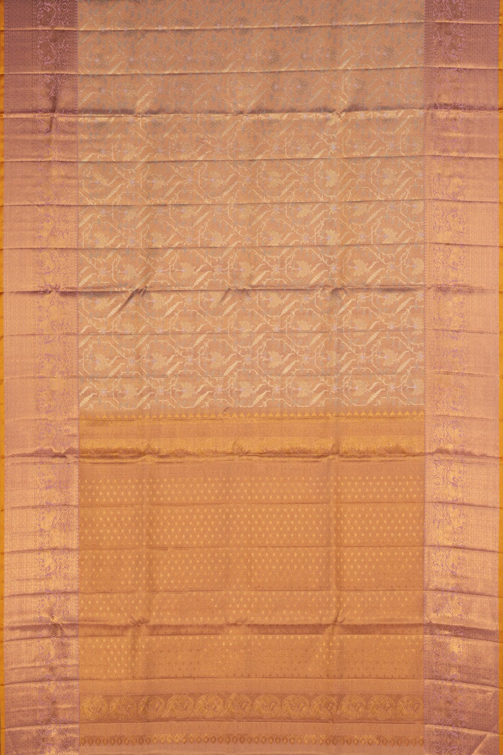 Image of Kanchipattu Brocade Pink Saree