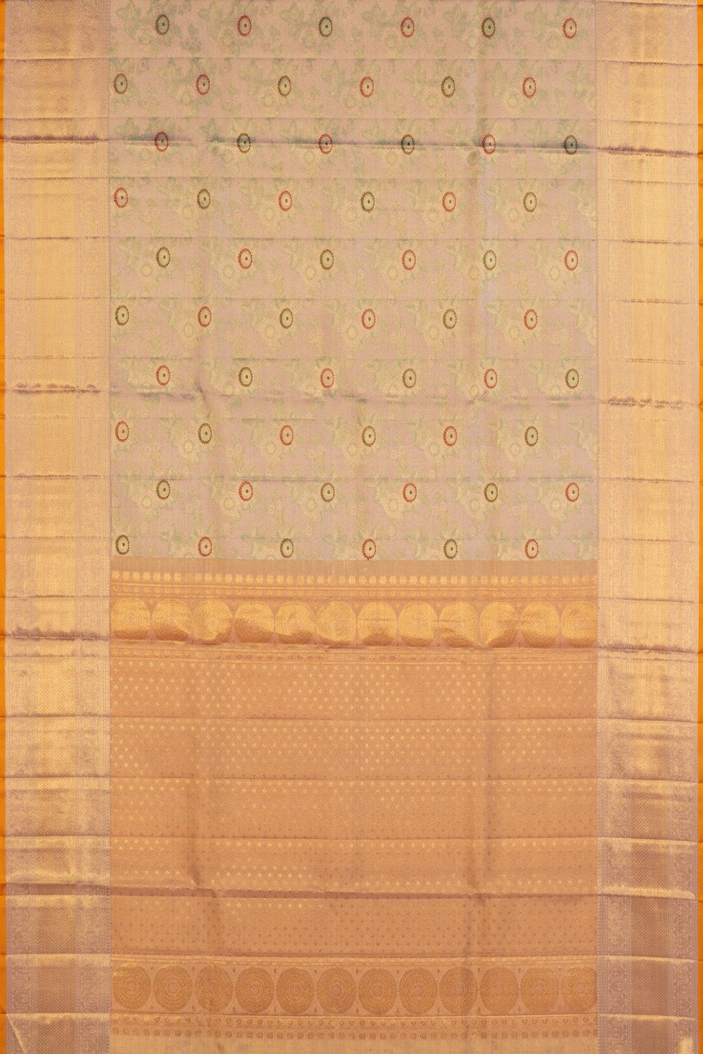 Image of Kanchipattu Brocade Gold Saree