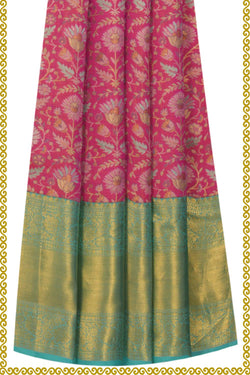 Image of Kanchi Pattu Pavadai Unstitched Set