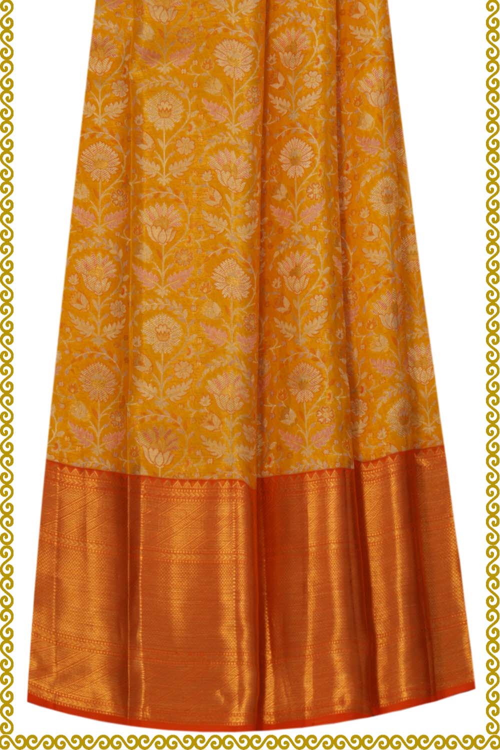 Image of Kanchi Pattu Pavadai Unstitched Set