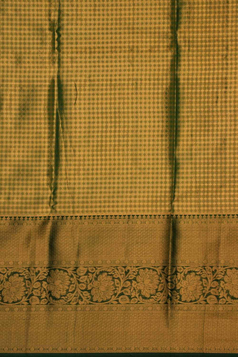 Kanchi Pattu Pavadai Unstitched Set