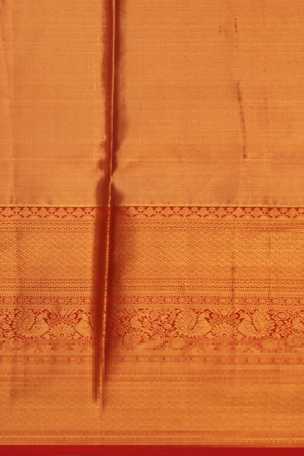 Kanchipattu Pavada Green Unstitched Set