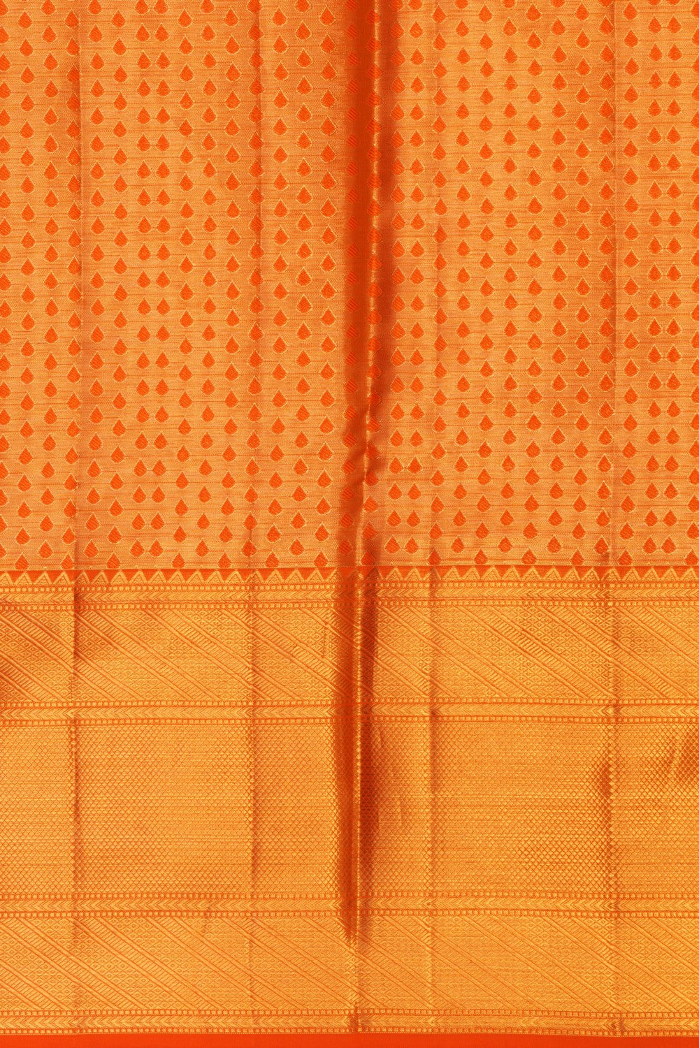 Image of Kanchipattu Pavada Green Unstitched Set