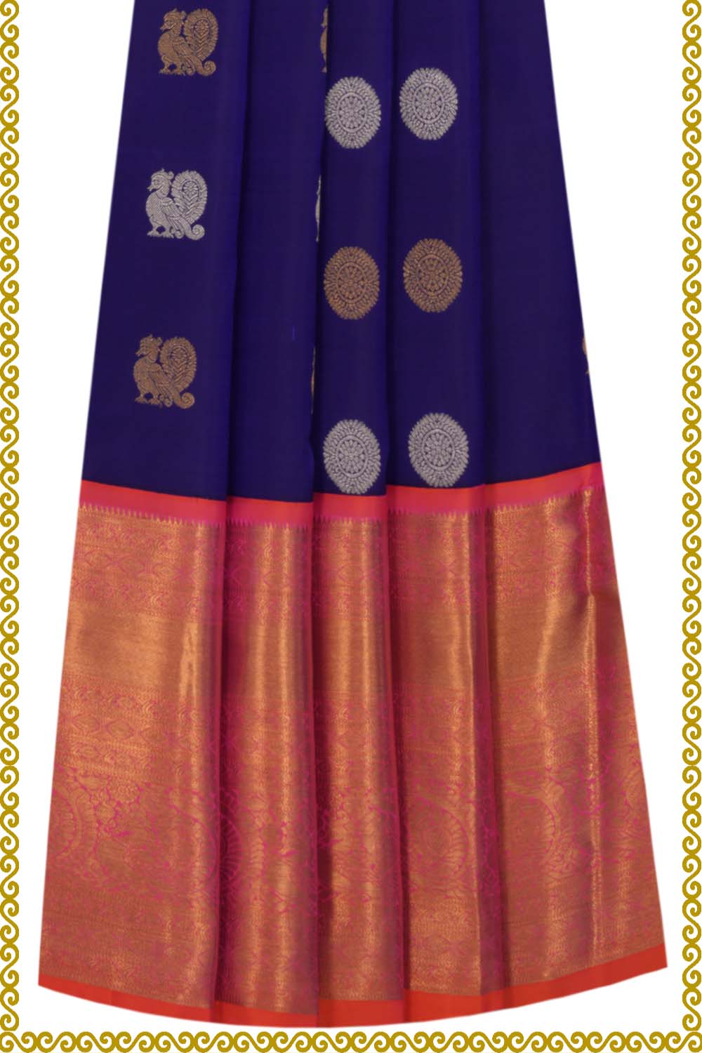Image of Kanchi Pattu Pavadai Unstitched Set