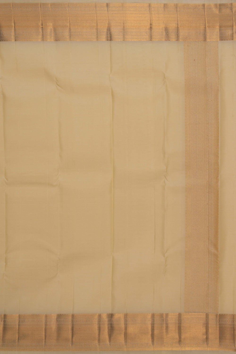 Image of Kanchi Silk Cream Dhoti With Kanduva (8 X 4)