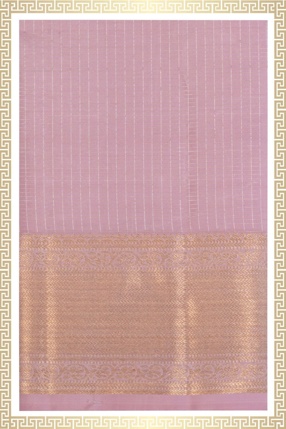 Kanchi Silk Mauve Pink Dhoti With Kanduva (8 X 4)