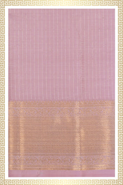 Image of Kanchi Silk Mauve Pink Dhoti With Kanduva (8 X 4)