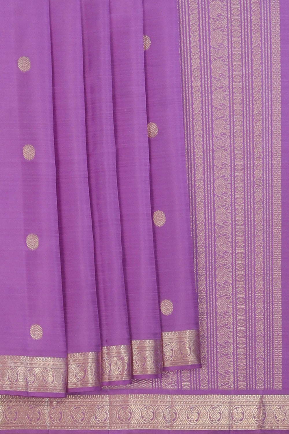 Image of Kanchipattu Purple Saree
