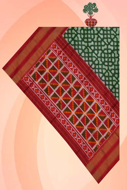 Image of Pochampally Ikat-Woven Dupatta