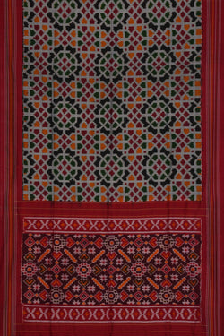 Image of Pochampally Ikat-Woven Dupatta