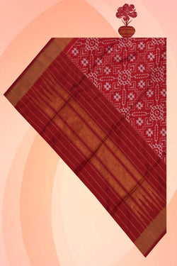 Image of Pochampally Ikat-Woven Dupatta