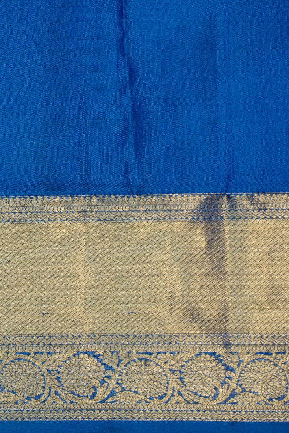 Image of Kanchipattu Brocade Blue Saree