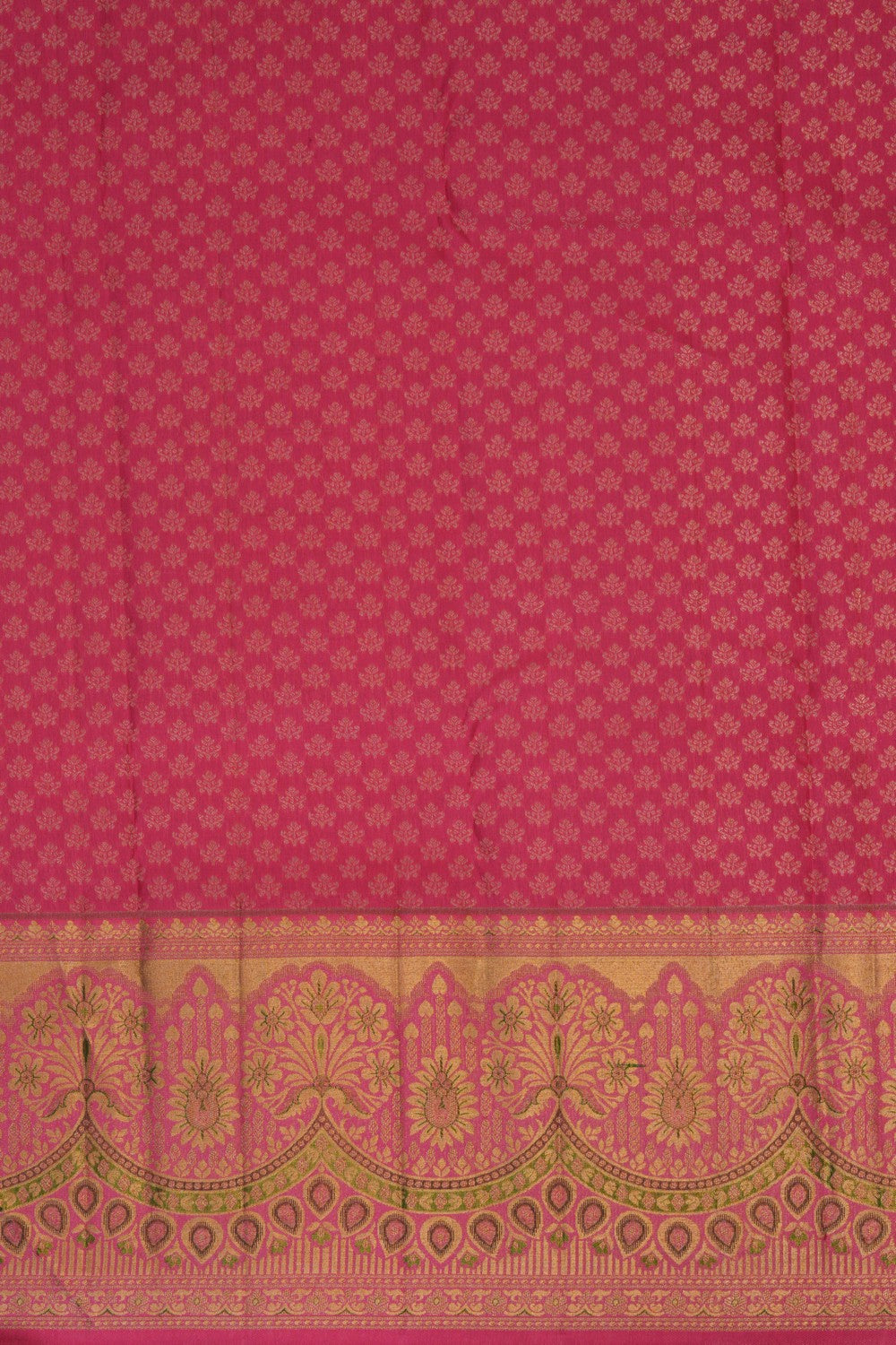 Image of Kanchipattu Tissue Brocade Pink Saree