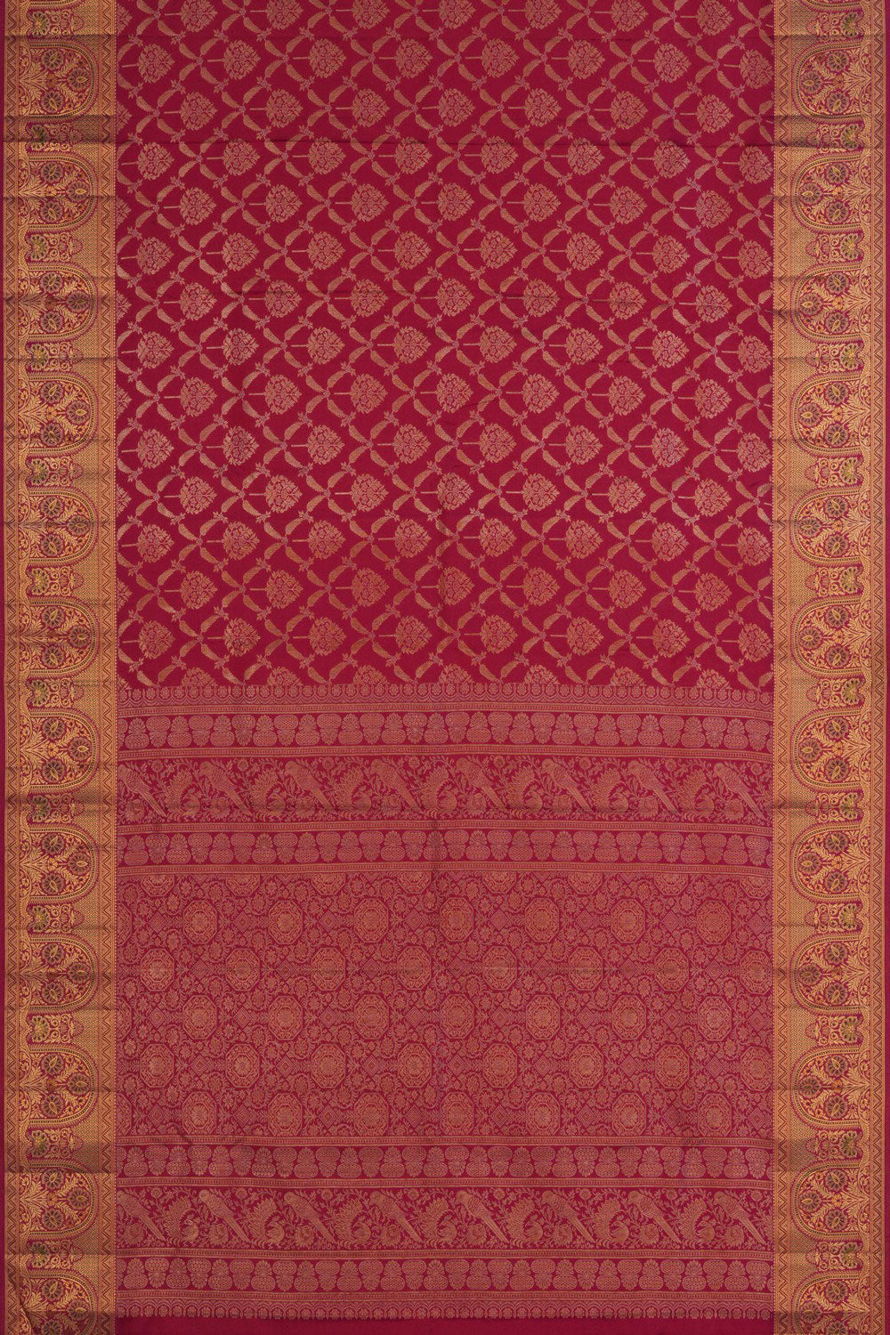 Kanchipattu Brocade Pink Saree