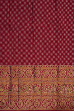 Image of Kanchipattu Brocade Coral Beige Saree