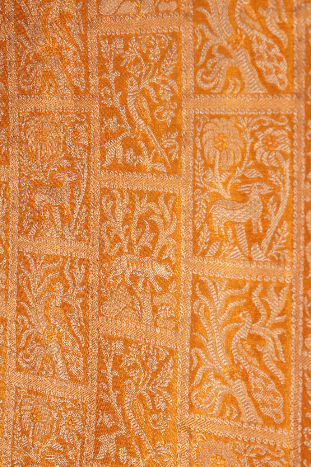 Image of Kanchipattu Brocade Gold Saree