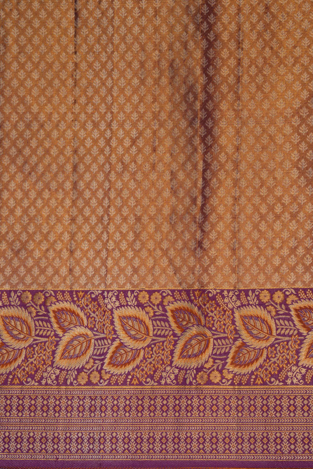 Image of Kanchipattu Brocade Gold Saree