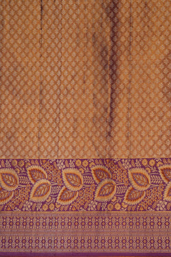 Image of Kanchipattu Brocade Gold Saree