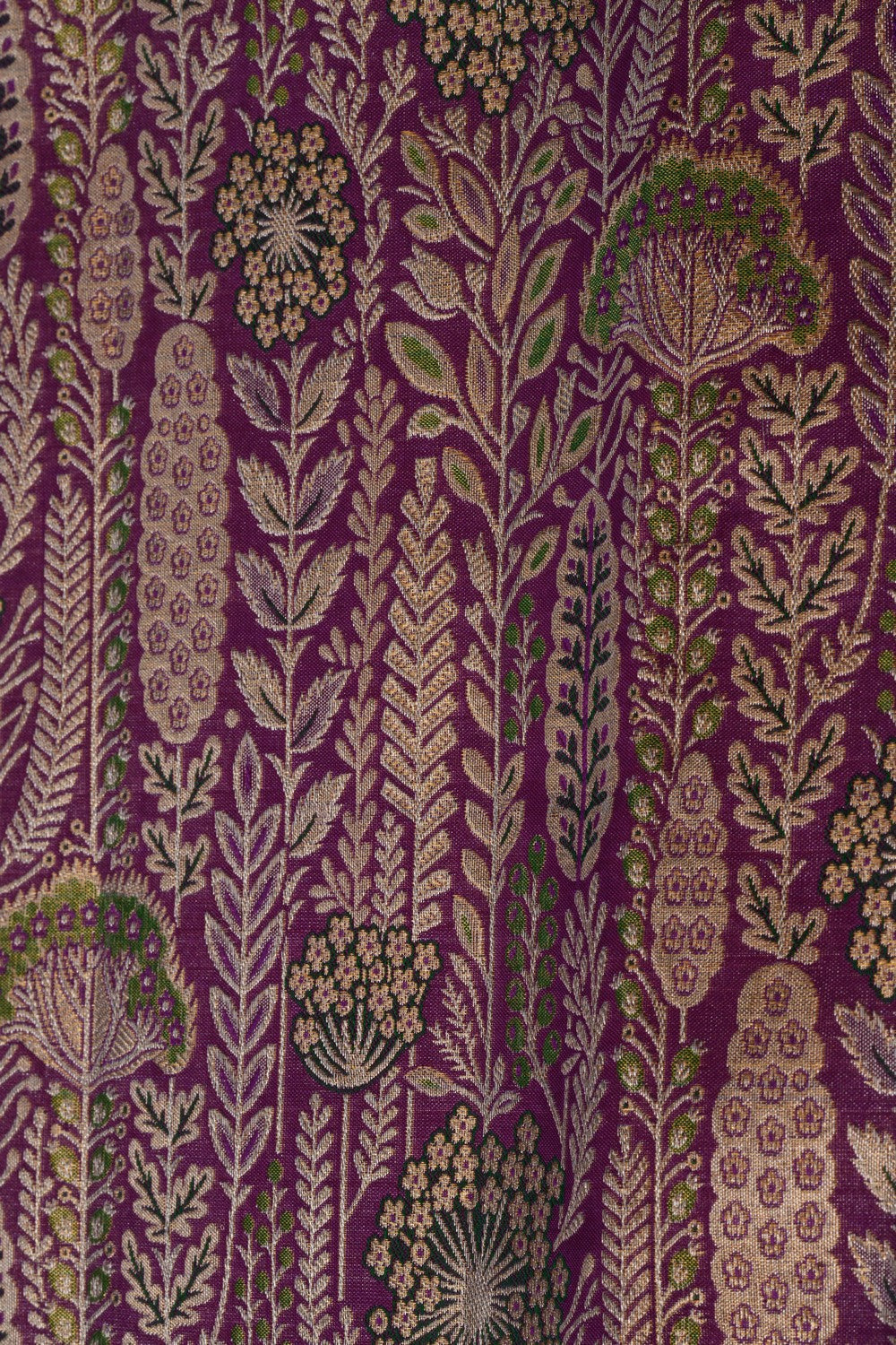 Image of Kanchipattu Brocade Purple Saree