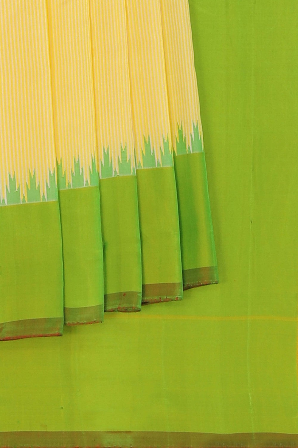 Image of Gadwal Silk Cream Saree