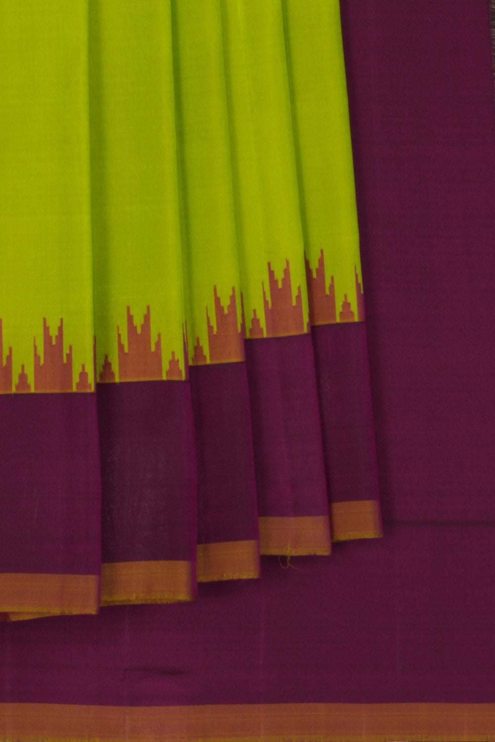 Image of Gadwal Silk Green Saree