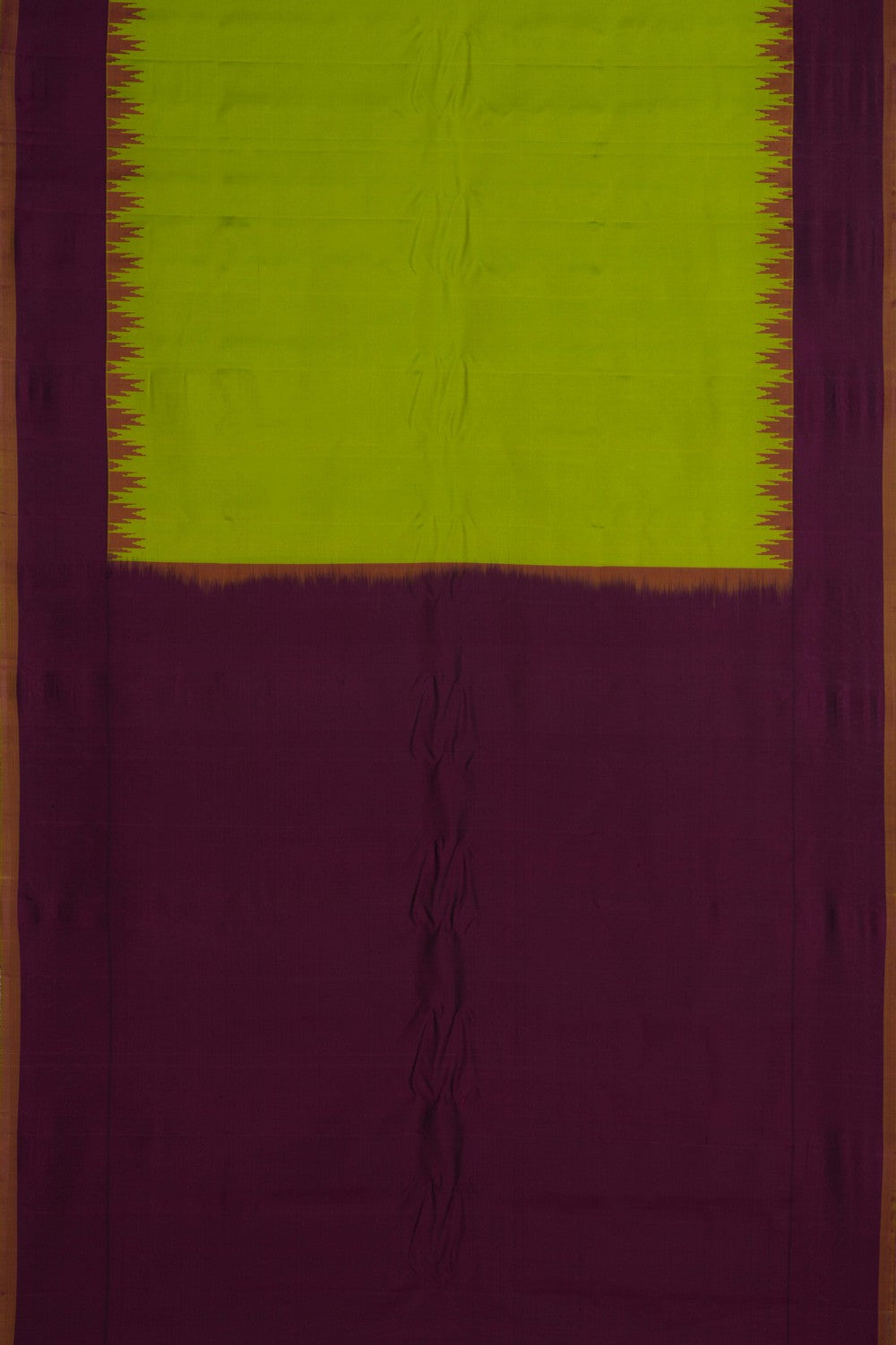 Image of Gadwal Silk Green Saree