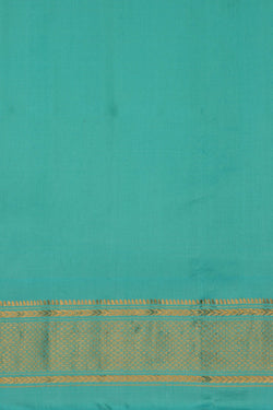 Image of Gadwal Silk Coral Pink Saree
