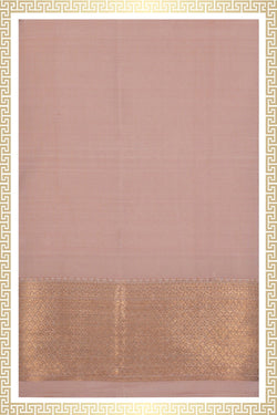Image of Kanchi Silk Light Pink Dhoti With Kanduva (8 X 4) 3 Pcs Set
